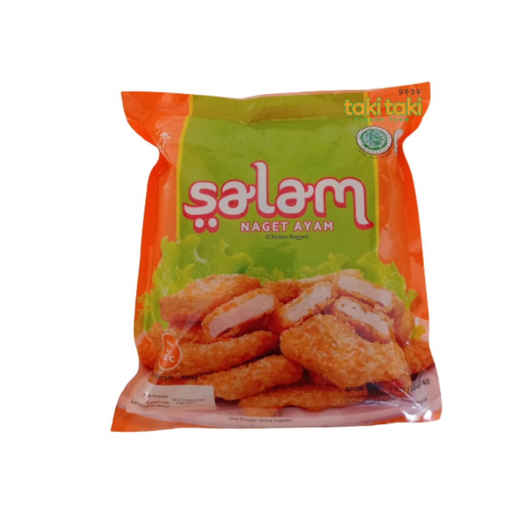 

Salam Chicken Nugget, Naget Ayam Beku, Frozen Food Naget Ayam Salam, Chicken Nugget Salam, Naget Ayam Enak kemasan 500gram