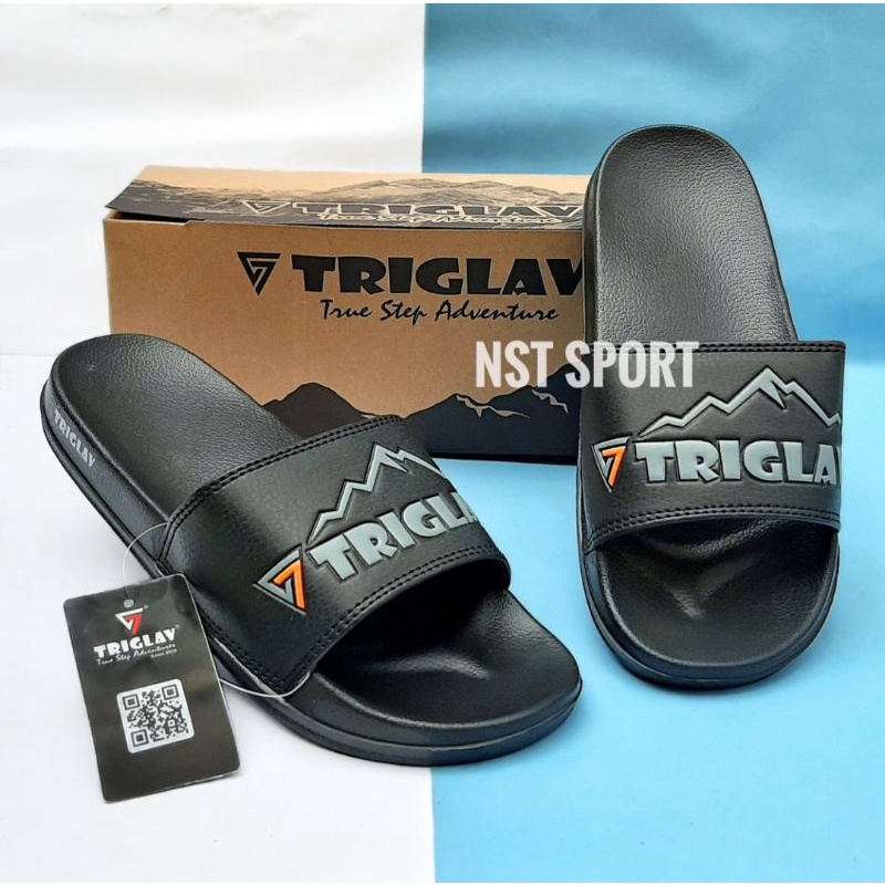 Sandal Triglav Original 100% - Sandal Outdoor - Sandal Slip Slop - Sandal Slip On Pria - Triglav