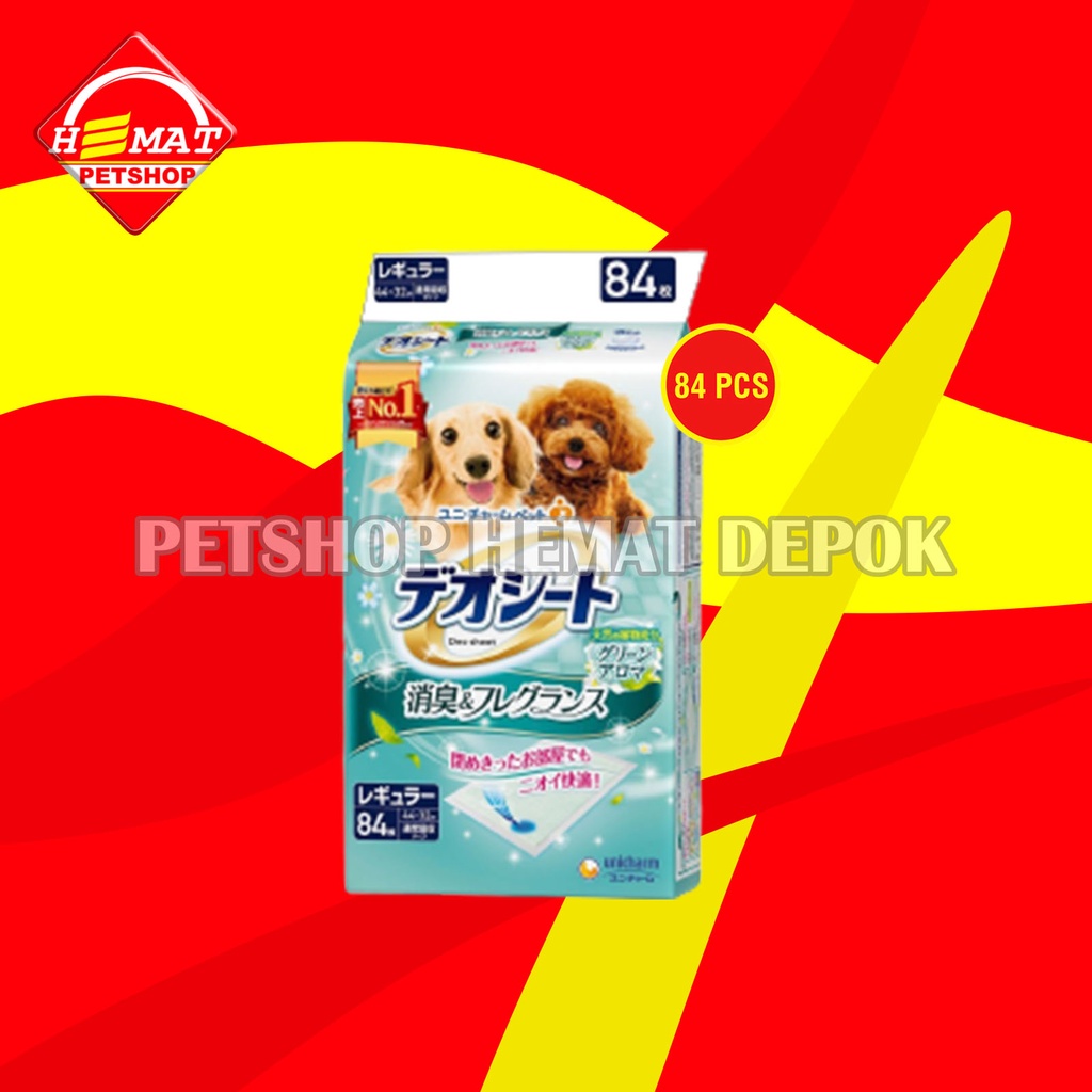 Deo-sheet Alas Pipis Poop anjing Perlak Hewan 84 pcs