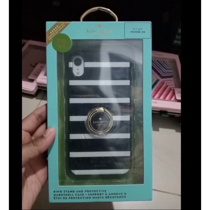 KATE SPADE BLACK MULTI  IPHONE XR CASE WIRU1111