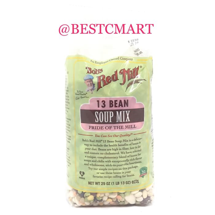 

BOB'S RED MILL 13 BEAN SOUP MIX 822GR