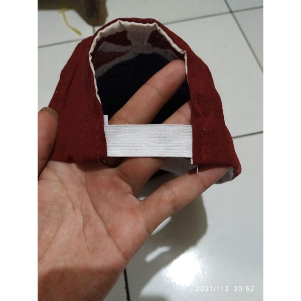 10pcs TOPI MERAH PUTIH