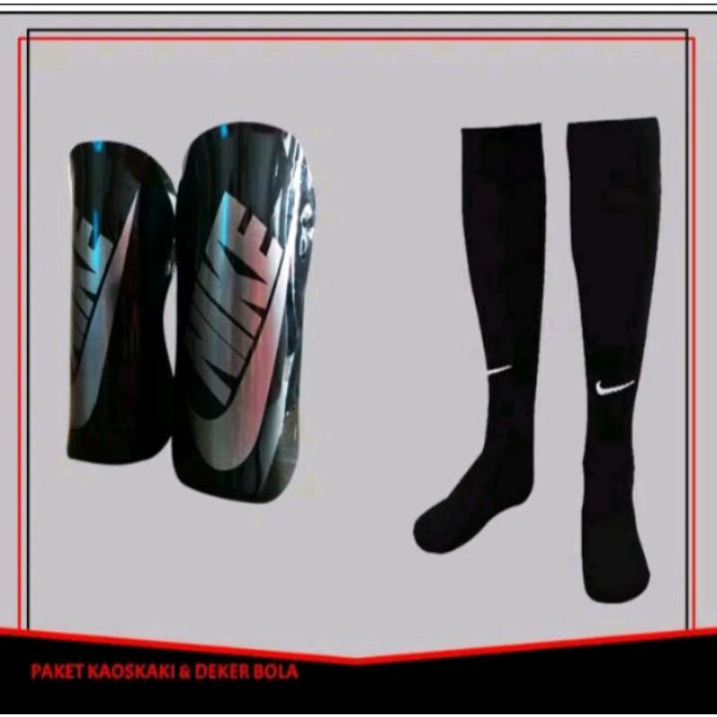 Paket kaos kaki bola panjang/paket kaos kaki futsal Panjang & skin deker murah