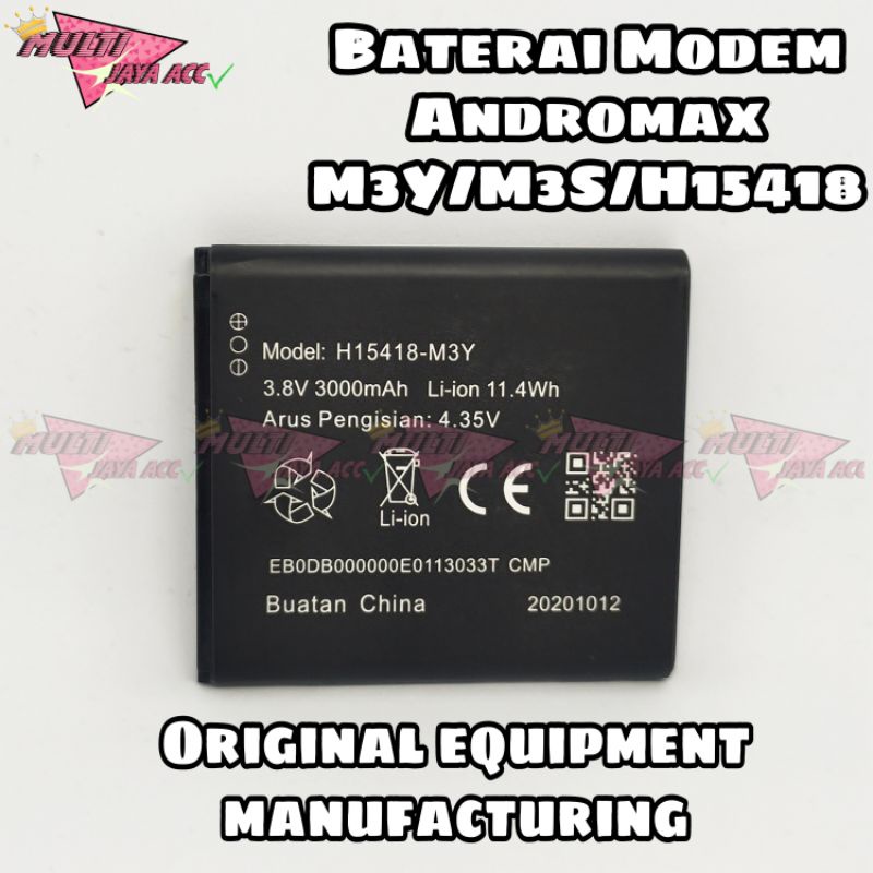 Baterai Modem Andromax M3Y M3S Mifi M3Z H15418-M3Y