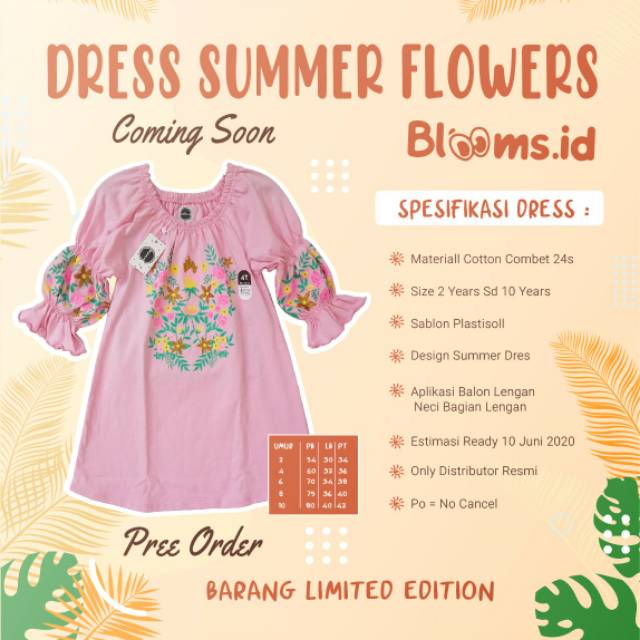 DRESS SUMMER ANAK