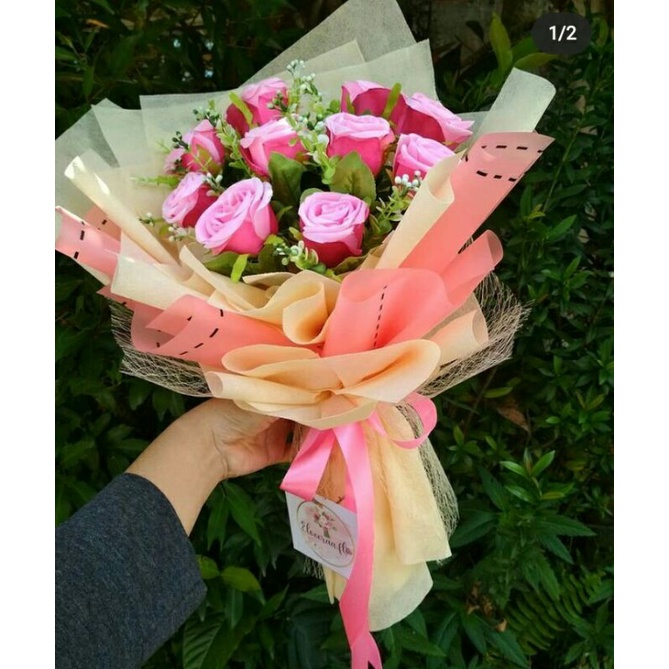 Buket Bunga plastik /artificial flowers