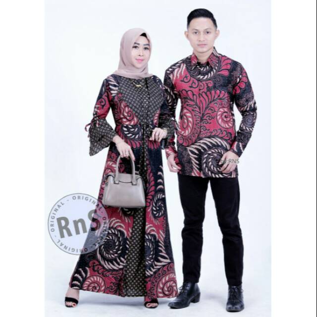 BATIK PEKALONGAN SARIMBIT GAMIS BATIK JAZZY 5