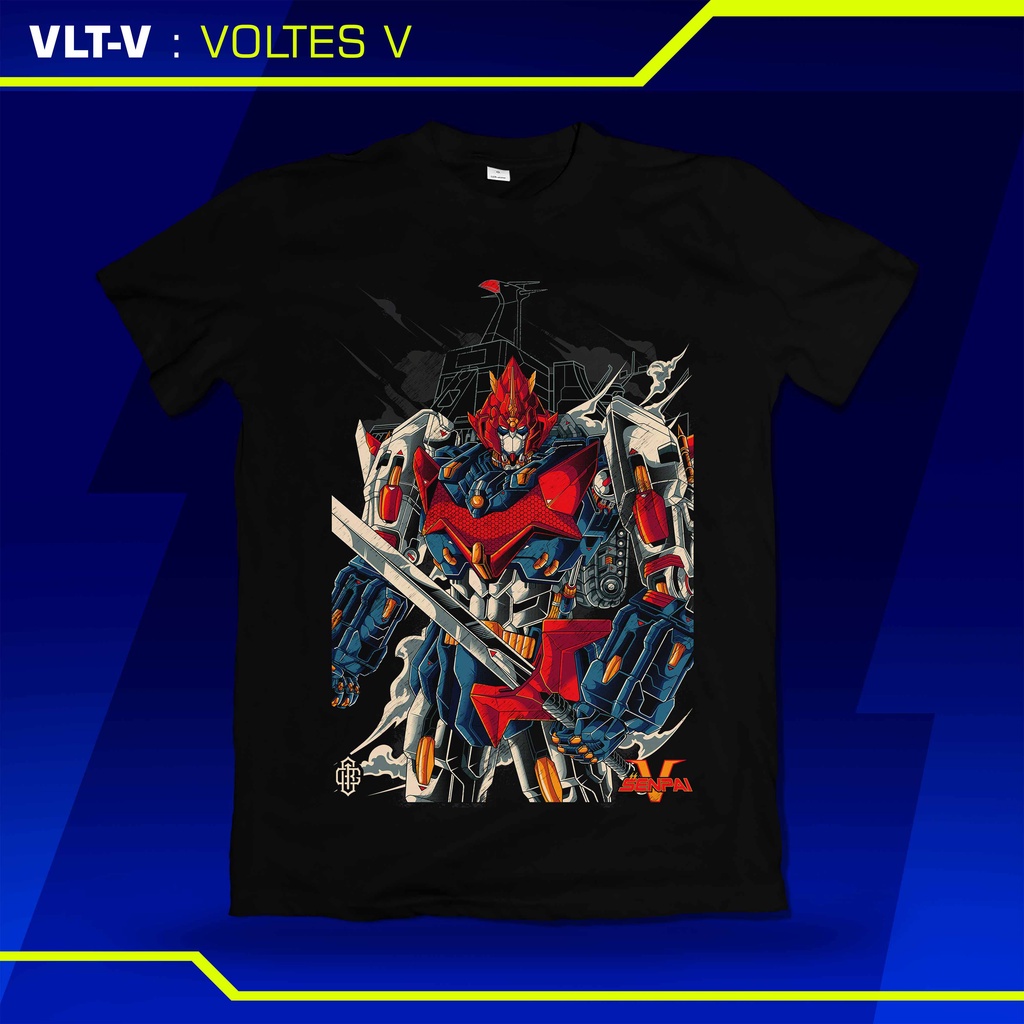 KAOS VOLTES V, Kaos Anime Dewasa &amp; Anak