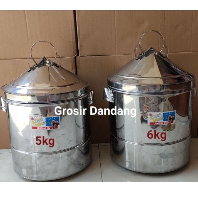 Dandang kukusan/nasi 4-5-6kg
