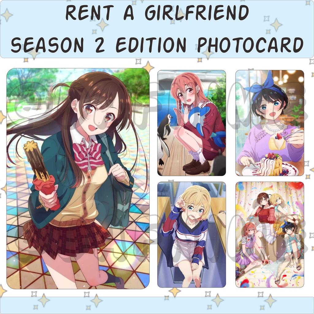 RENT A GIRLFRIEND KANOJO OKARISHIMASU SEASON 2 EDITION PHOTOCARD ANIME