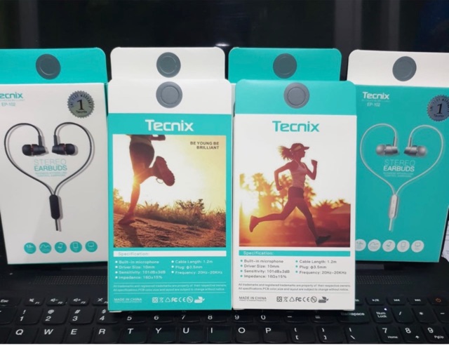 Headset TECNIX EP-102 Earbud EP-102 Stereo Mega Bass Earphones