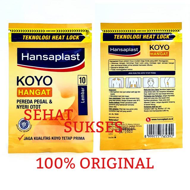 HANSAPLAST KOYO HANGAT - ISI 10 LEMBAR