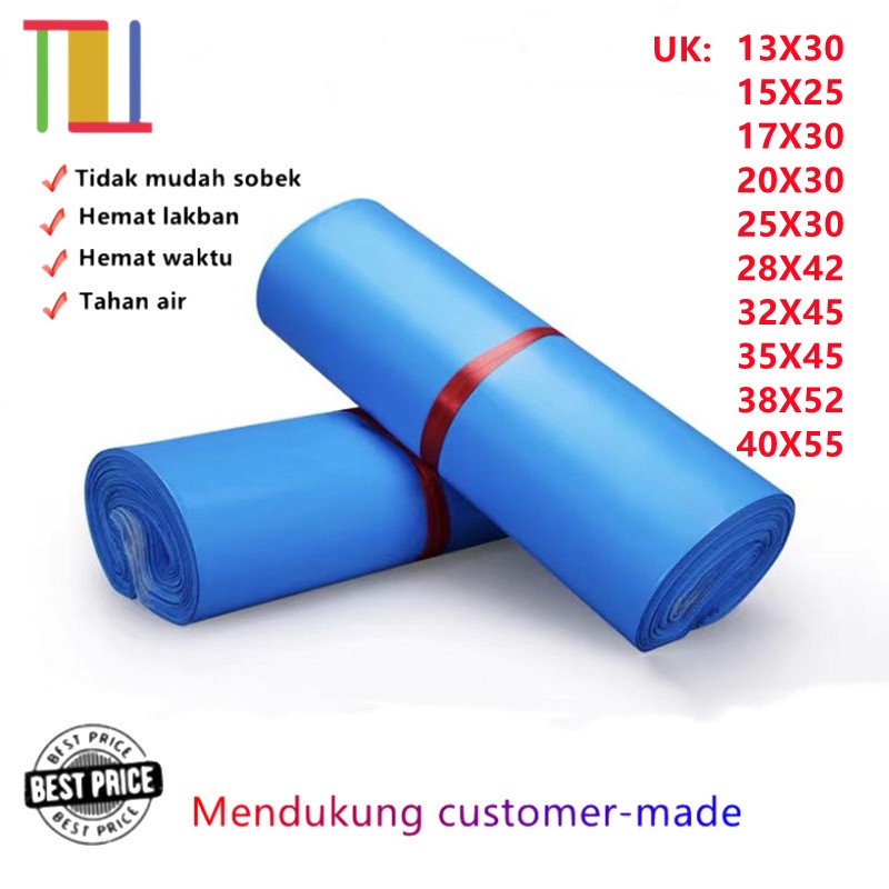 

PLASTIK PACKING OLSHOP PE POLYMAILER kantong kemasan amplop plastik tebal multi guna GLOSSY mewah elegan