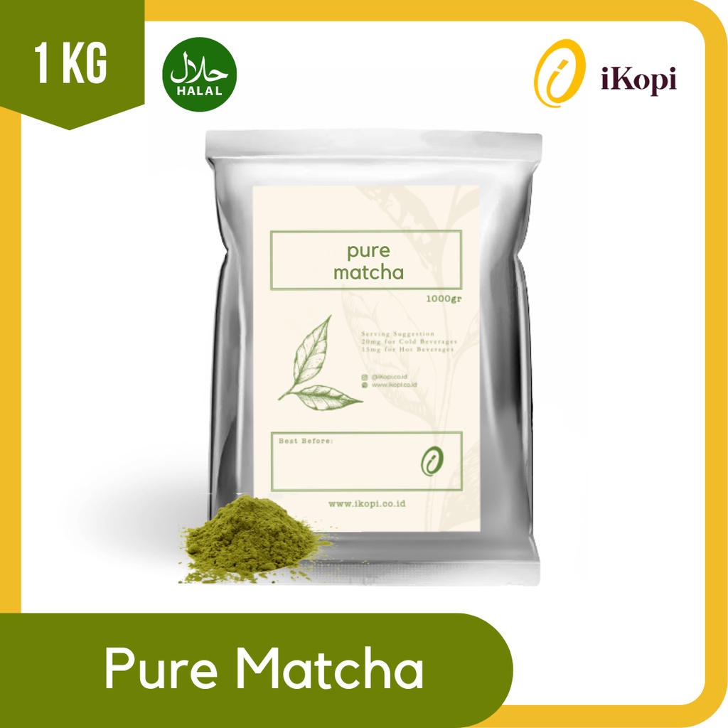 

iKopi Bubuk / Powder Minuman Rasa Pure Matcha Premium 1 kg