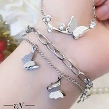 Titanium Set Kalung dan Gelang Wanita G762L