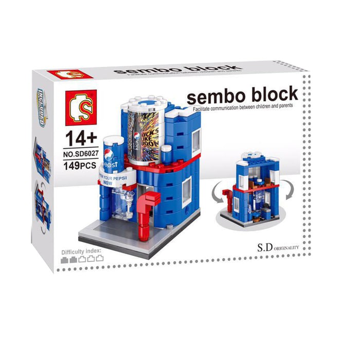 Termurah Lego sembo Block Pepsi store 149pcs