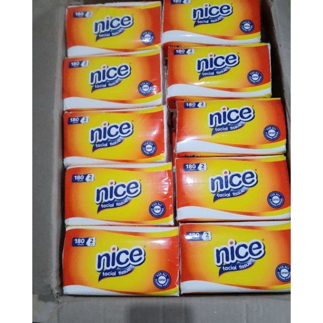 Tisu Tissue NICE Facial Tissue 180 Sheets 2 Ply / Tisu Tissu Travel-1