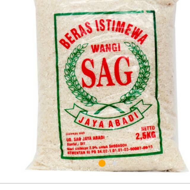 

Beras SAG Wangi 2,5 Kg