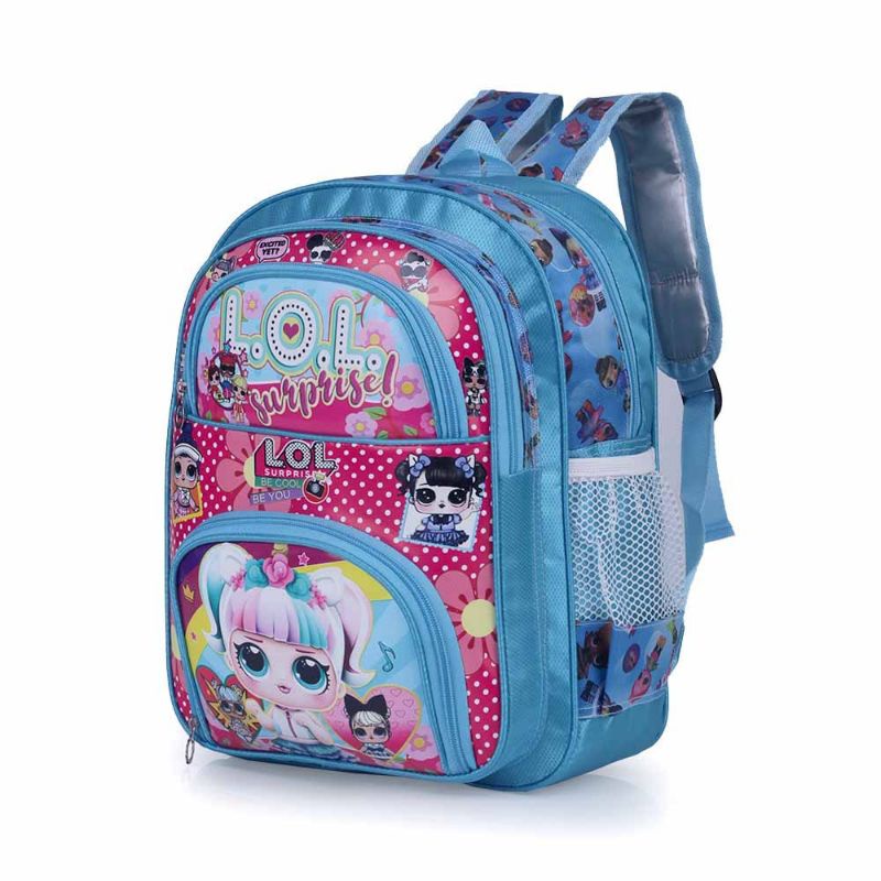 Tas Anak Sekolah PAUD TK SD Cantik Karakter Kartun LOL Pink | Tas Ransel Anak Perempuan | Tas Backpack Anak Cewek