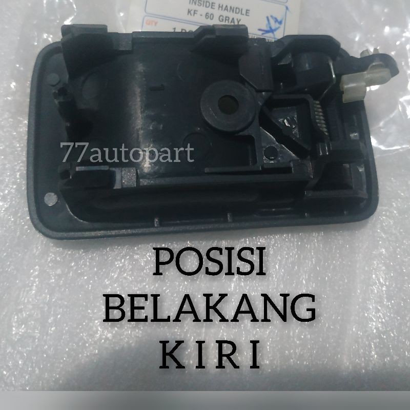 Handle pintu dalam kijang kapsul 1997 sampai 2004 kiri abu abu tua