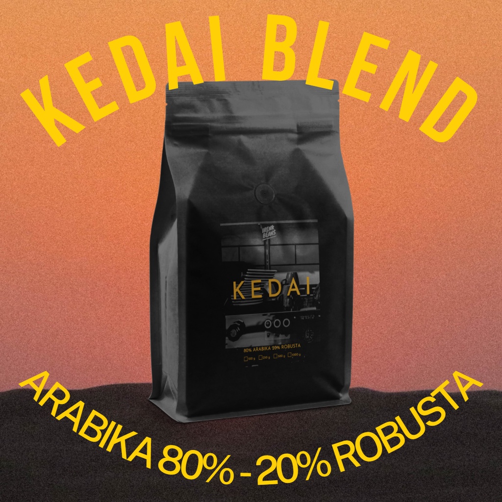 

Kopi Susu Espresso Arabika Robusta - Kedai Blend - Biji/Bubuk - 100g