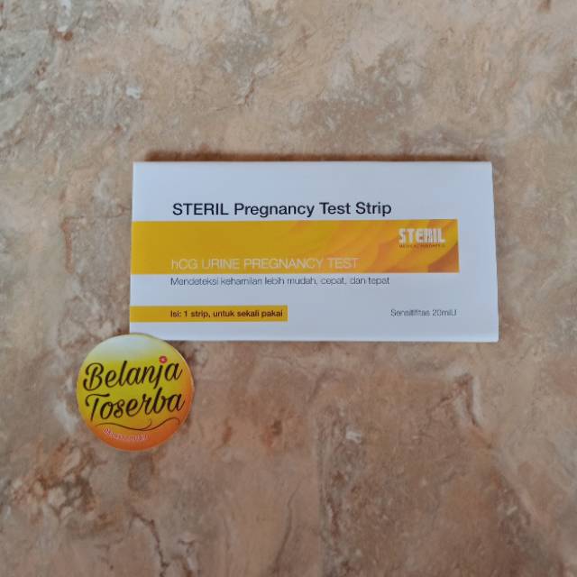 Test HCG Kehamilan - Tespek Hamil Steril Pregnancy Akurat - Testpack Kehamilan Steril