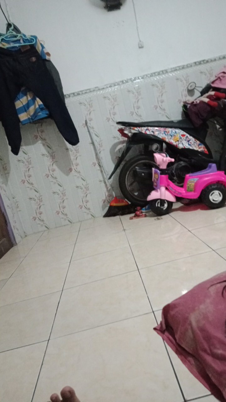 Gamis Batik Tuban Bahan Kaos Adem, Batik Cap