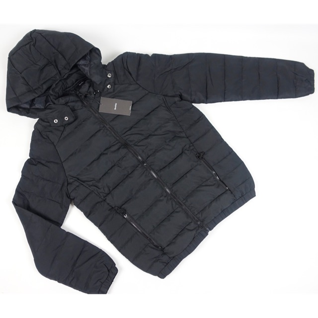 BERSHKA HOODED PUFFER JACKET