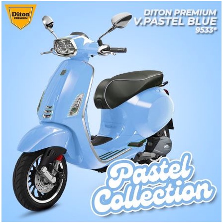 Cat Pilox Diton Premium 9533 Warna Pastel Biru Blue 400cc Pylok Semprot Aerosol Krayon Terbaru Bodi Mesin Velg