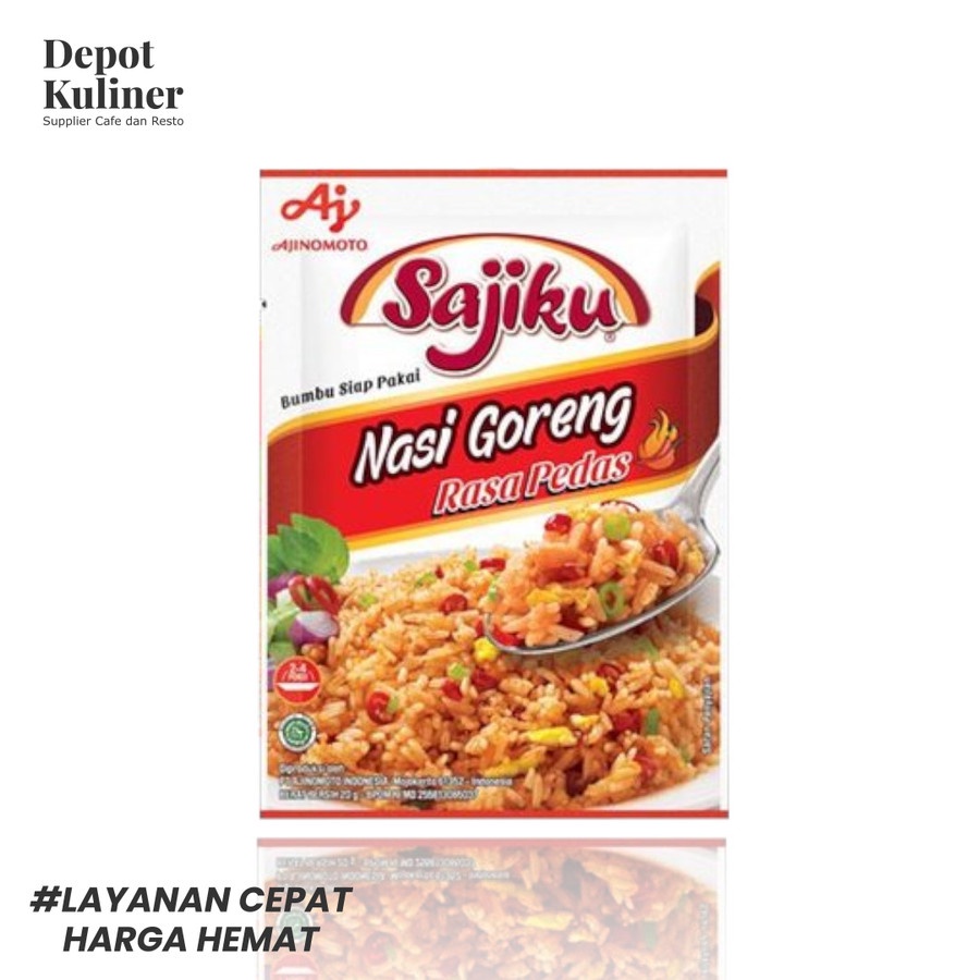 

2 Pcs Sajiku Bumbu Nasi Goreng Pedas 20GR Penyedap Rasa Praktis