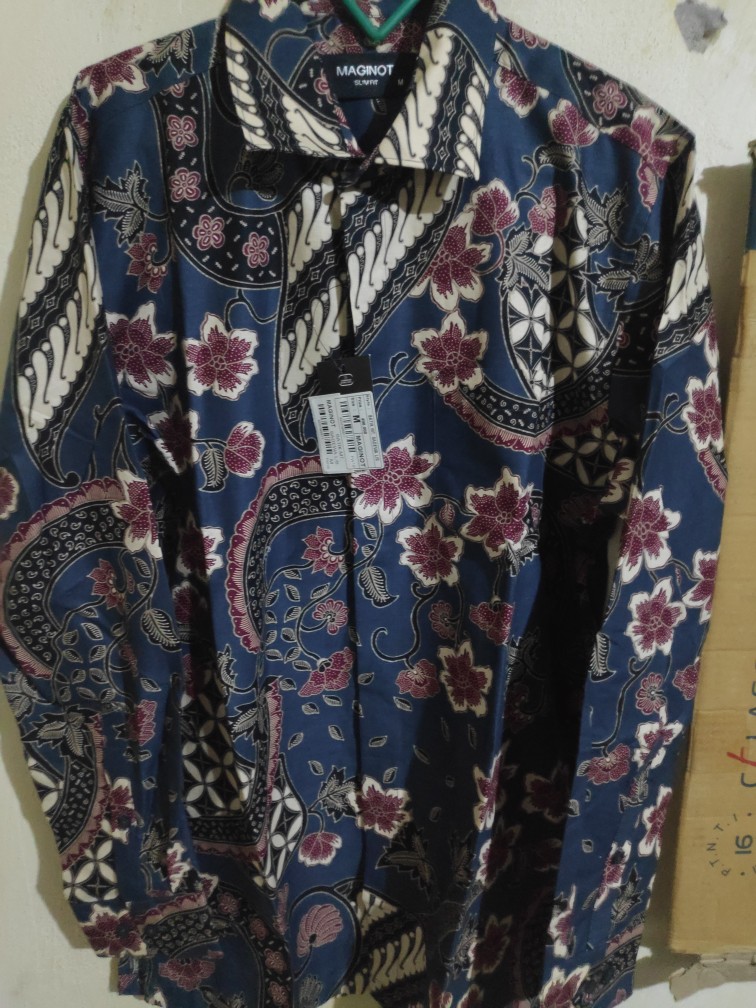 Maginot Kemeja Batik Pria Sadewa-ls Lengan Panjang