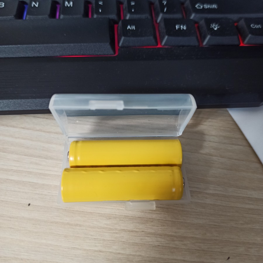 Case Box Baterai Kotak Batere Batre AA / AAA 2 Slot Casing Jam Tamiya