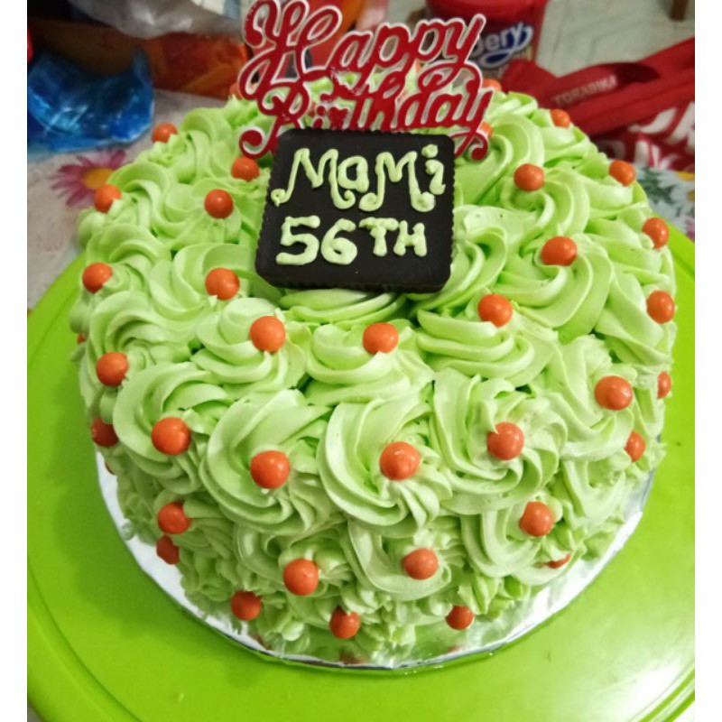 

Kue Ulang Tahun Tema Bunga uk 20cm