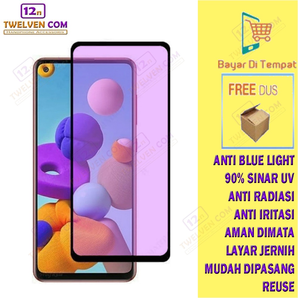 [FLASH SALE] ANTI BLUE LIGHT TEMPERED GLASS Samsung A21