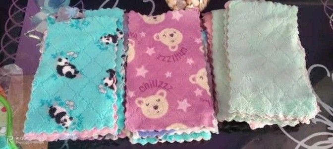 [jy] 059 Kain Lap Motif Kartun Pembersih Multifungsi Model Motif Micro Fiber Microfiber