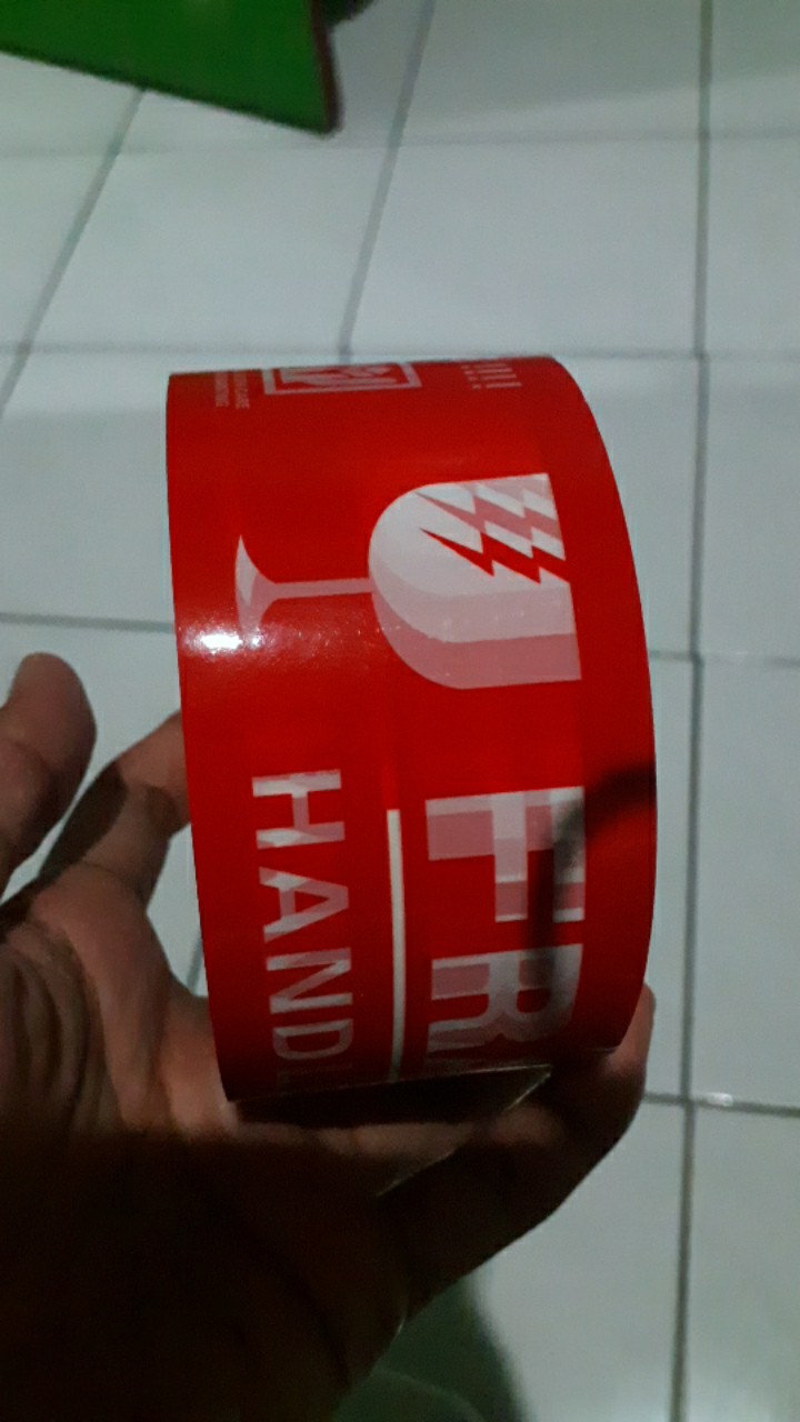 Lakban Fragile 48mm X 50 Meter - Lakban Fregile 2 X 50 Meter - Jangan Di Banting