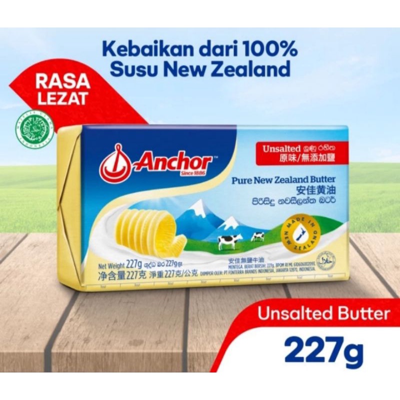 

Anchor unsalted butter 227 gr, best seller- original 227gr