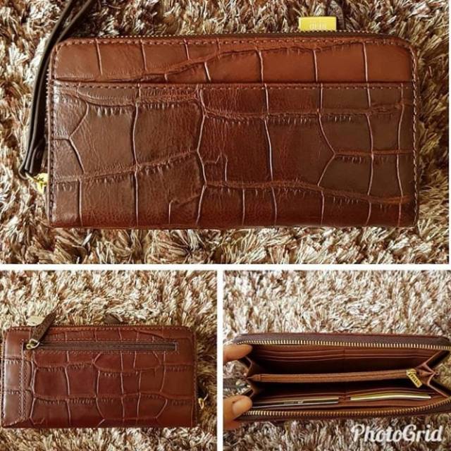 Dompet Fossil ori. Brown.