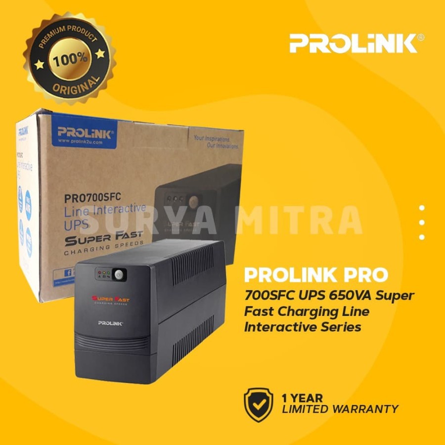 UPS Prolink Pro 700SFC 650V AVR