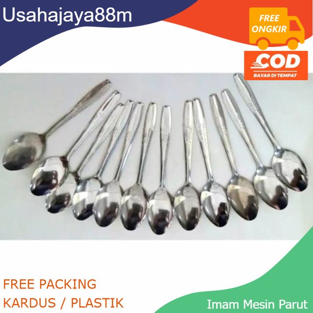 Sendok makan stainless sendok stainless 1 lusin B
