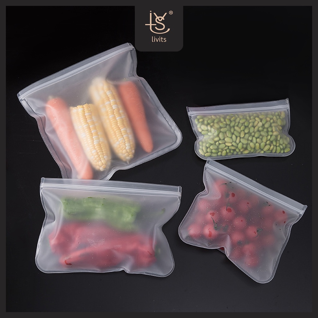 PLASTIC ZIP LOCK BAG | KANTONG PLASTIK ZIP LOCK | KANTONG KULKAS SERBAGUNA | REUSABLE FOOD BAG