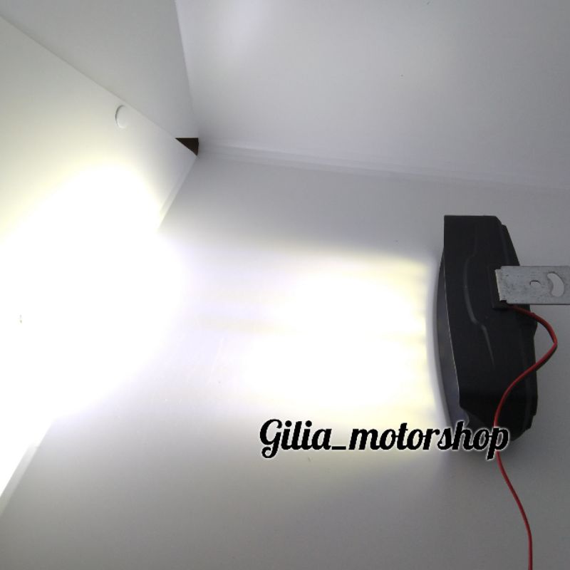 Lampu Tembak Sorot Kotak 16LED Buat Motor Mobil/Lampu Tembak sorot 16 mata nyala terang