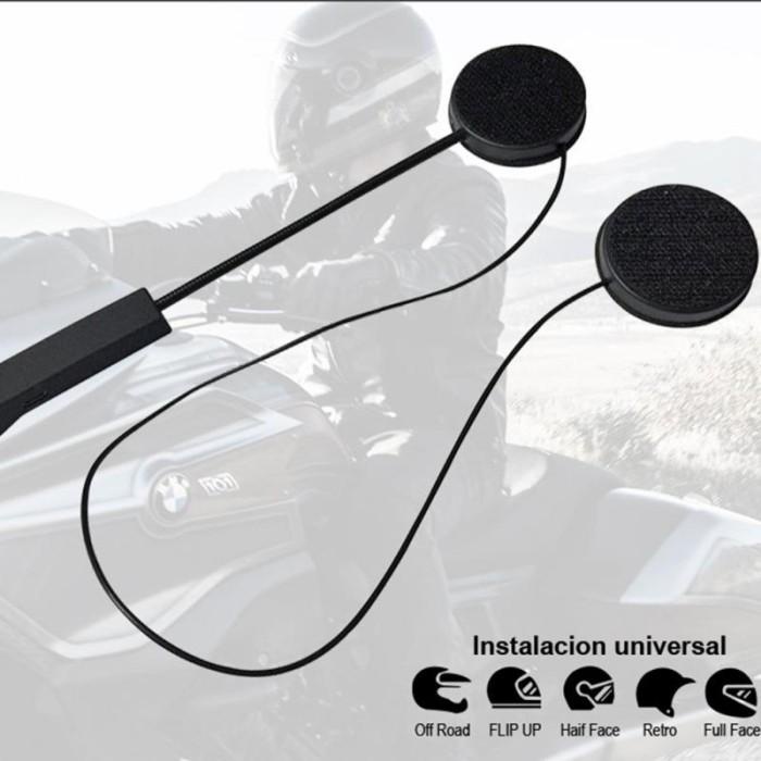 VNET Headset Bluetooth Helm Intercom Motor Wireless Handsfree Mic