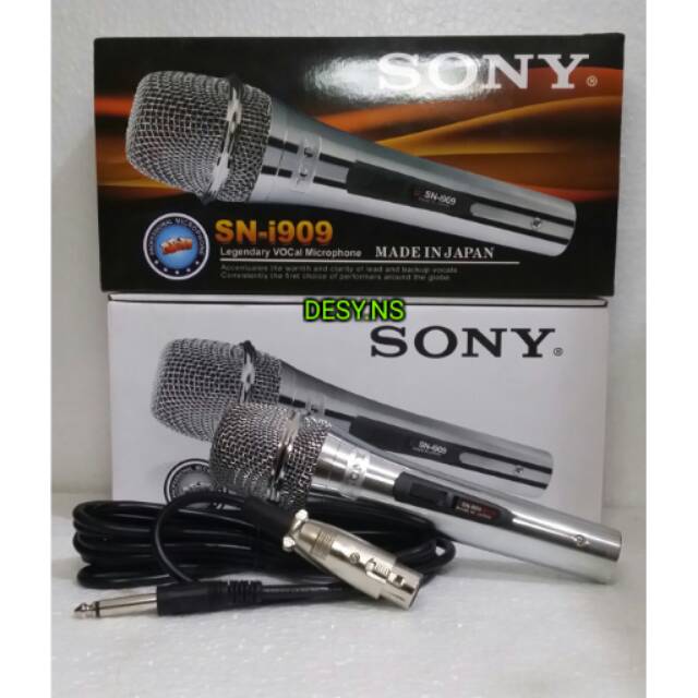 MIC/MIC KABEL/MIC KABEL SONY SN-I909/MICROPHONE/MICROPHONE SONY I-909/MIC MURAH/MIC SONY