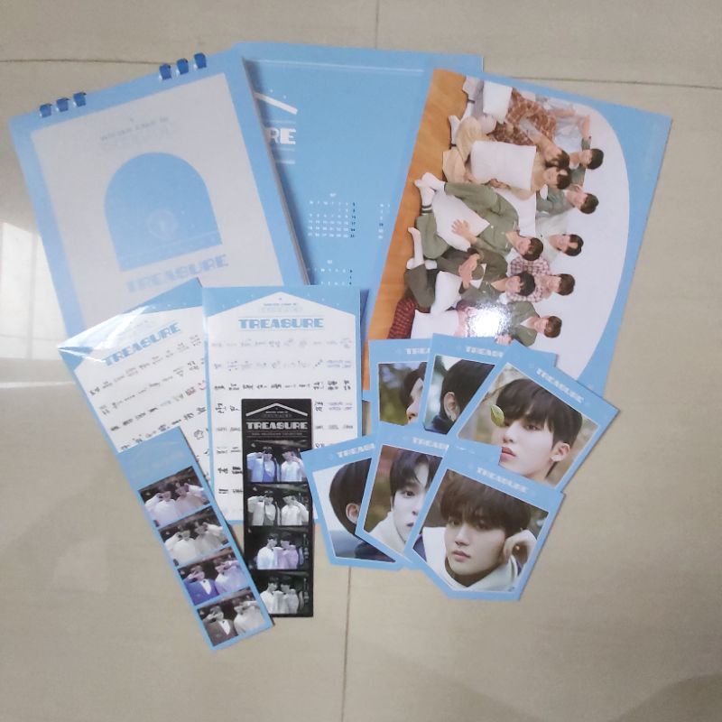 [READY STOCK] TREASURE WELCOMING COLLECTION 2022 WINTER CAMP IN EVERLAND DESK CALENDAR POSTER LARGE 