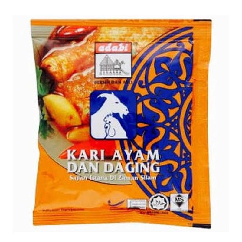 

Adabi Bumbu Kari Ayam&Daging 250Gr