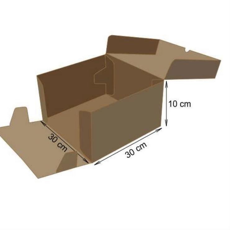 

➬SLV Karton Box 30x30x10 Kotak Kardus Packaging Kue Tart PER 20 PCS ✵ (Terkini)