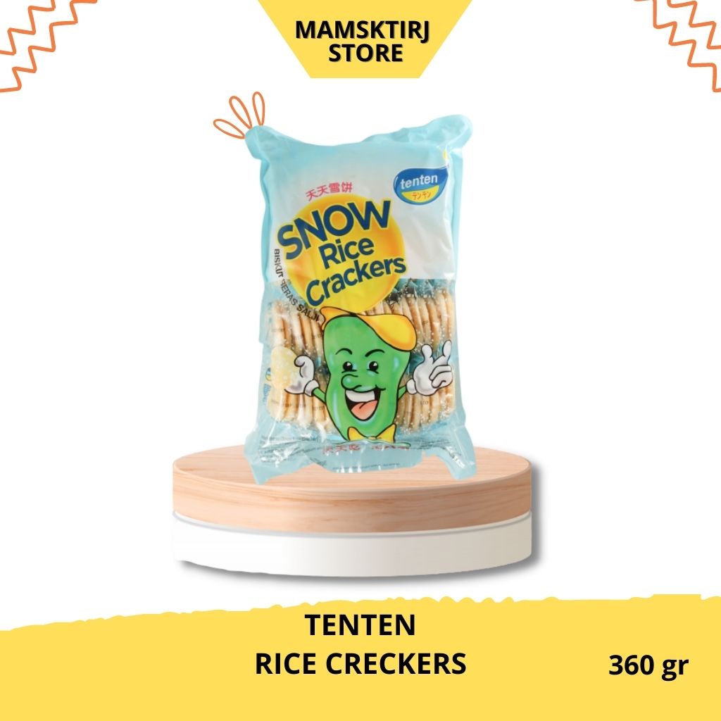 

Tenten Rice Crackers Snow 360gr