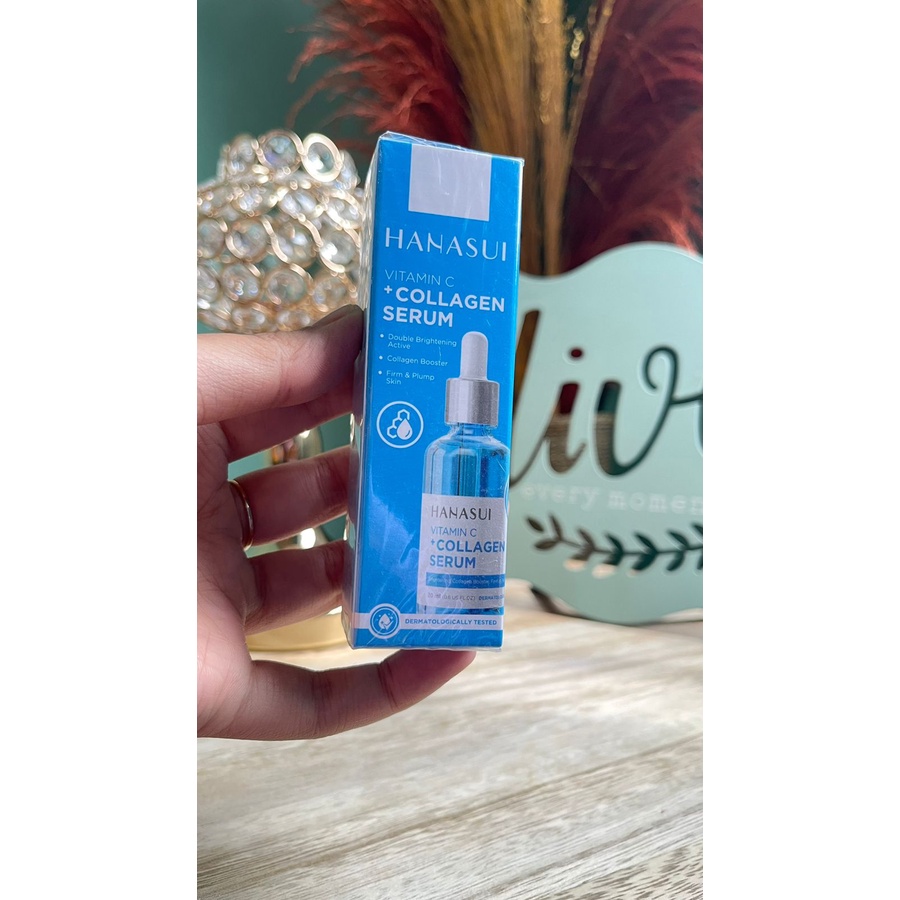 𝐑𝐀𝐃𝐘𝐒𝐀 - HANASUI Serum Wajah Face Serum Whitening Gold / Vitamin C / Vit.C + Collagen / Anti Acne 20ml