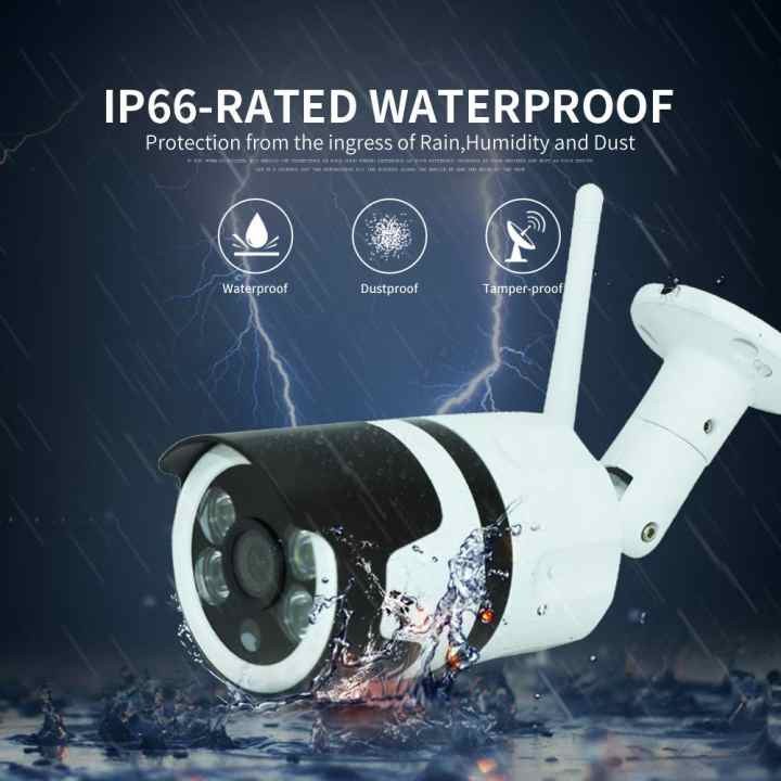 Camera CCTV Outdoor IP CAMERA 8MP WIFI CAMERALAMPU INFARED ANTI AIR